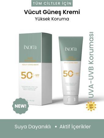 İxora Leke Karşıtı Vücut Güneş Kremi 50 Spf 75 Ml