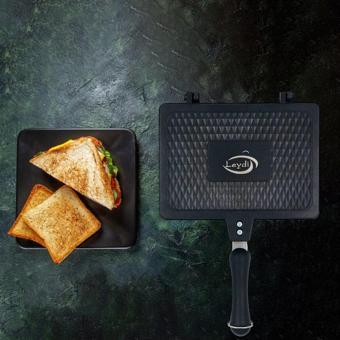 Leydi Döküm Granit Ocak Üstü Tost Makinesi 24 Cm