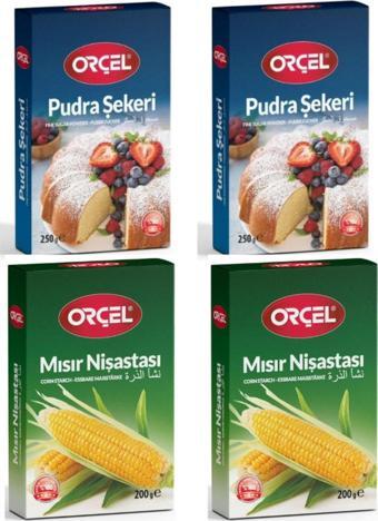 Orçel Pudra Şekeri 2X250 grMısır Nişastası 2X200 grSet