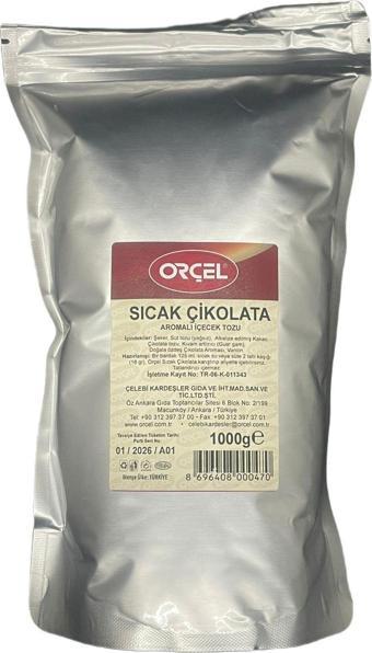 Orçel Sıcak Çikolata 1 Kg.