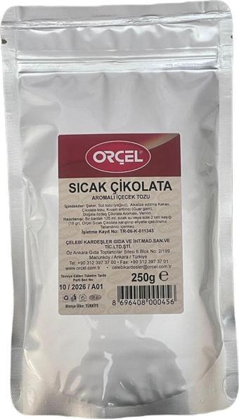 Orçel Sıcak Çikolata 250Gr