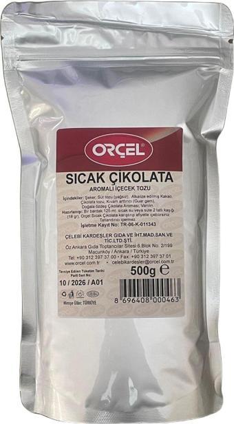 Orçel Sıcak Çikolata 500Gr