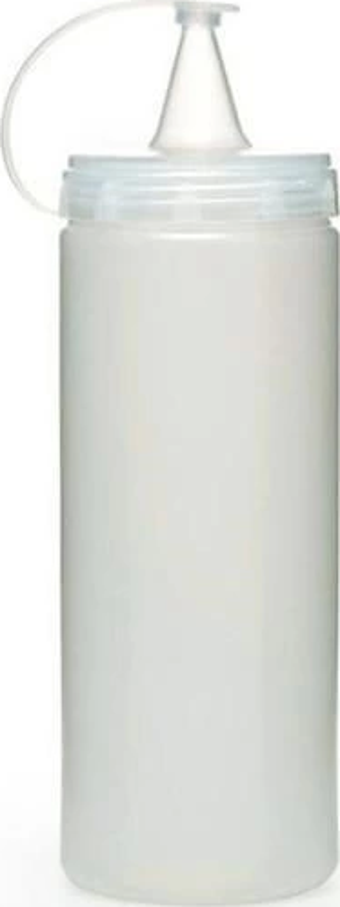 Şeffaf Kapaklı Sızdırmaz Yağlık Sosluk Şişesi Plastik Yağdanlık 400 Ml Ap-9028