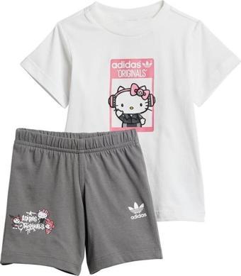 adidas Bebek Eşofman Takımı Short Tee Set It791