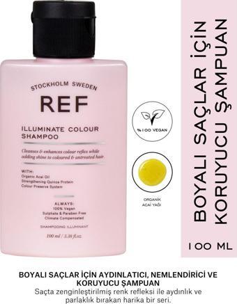 Ref Stockholm Illumınate Colour Shampoo 100 Ml Boyalı Saçlar Için Aydınlatıcı, Nemlendirici Ve Koruyucu Şampuan