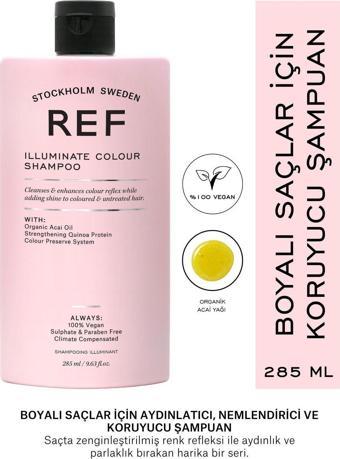 Ref Stockholm Illumınate Colour Shampoo 285 Ml Boyalı Saçlar Için Aydınlatıcı, Nemlendirici Ve Koruyucu Şampuan