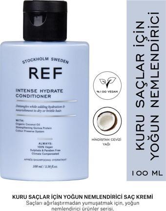 Ref Stockholm Intense Hydrate Condıtıoner 100 Ml Kuru Saçlar Yoğun Nemlendirici Saç Bakım Kremi