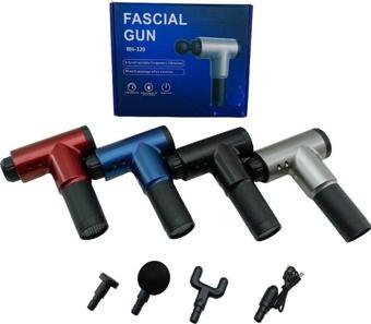 MASAJ TABANCASI ALETİ  4PCS BAŞLIK   6 KADEME HIZ SEVİYESİ   USB ŞARJLI 