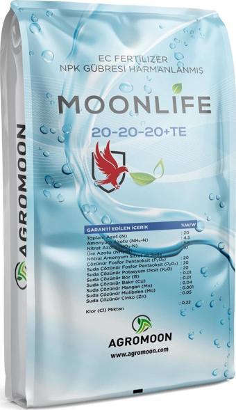 Agromoon Moonlife 20-20-20+Me NPK Sıvı Damlama Gübresi 15 Kg