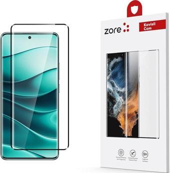 Redmi Note 14 Pro 5G Uyumlu Tam Yapışan Eğimli Cam Ekran Koruyucu