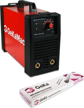 GeKaMac Power Arc 200 Lt + 1 Paket 2.5Mm Geka Elit Elektrot