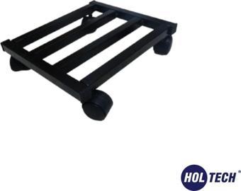 Holtech Metal Tasarım Tekerlekli Saksı Altlığı 30 Cm Taşınabilir Hareketli Saksılık Damacana Altlığı