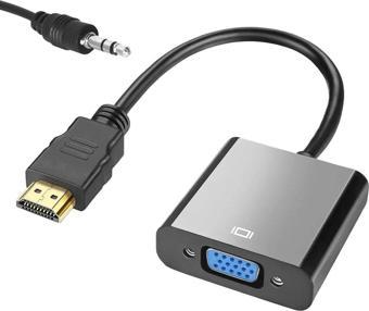 Ayt Fully G-537L Hdmi dan VGA ya Çevirici Adaptör Ses Çıkışlı Hdmi Girşini Vga Çıkışına Dönüştürücü