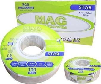 MAG STAR RG6/U4 48 TEL ANTEN KABLOSU (100 METRE)