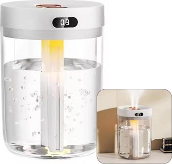 Ayt Powermaster 3W H20 Hava Nemlendirici Çift Püskürtmeli Oda Nemlendirme Cihazı 750 Ml Hazneli