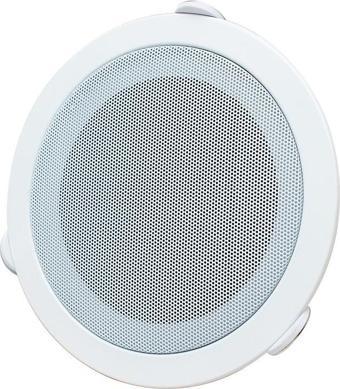 MAGICVOICE MV-6695 12 CM 6 WATT [DELİK ÇAPI 15 CM) METAL KASA TRAFOLU ALÇIPAN HOPARLÖR BEYAZ