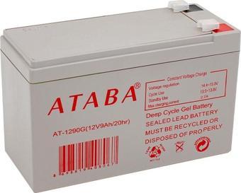 Ataba AT1290G 12 Volt 9 Amper Jel Akü Yeni Tarihli Taze Akü 150 X 65 X 90 Mm