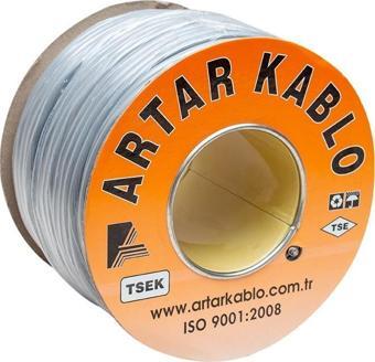 Artar 2x1.5 Mm Liycy Blendajlı 100 Metre Bakır Hoparlör Kablosu Ses Sistemi Kablosu