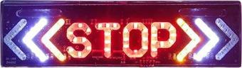 Ayt Elektrikli İşaret Cihazı Oklu Stop Büyük 12 Volt Oto Araç Okul Taşıtları İçin Led Aydınlatma Yön Tabelası