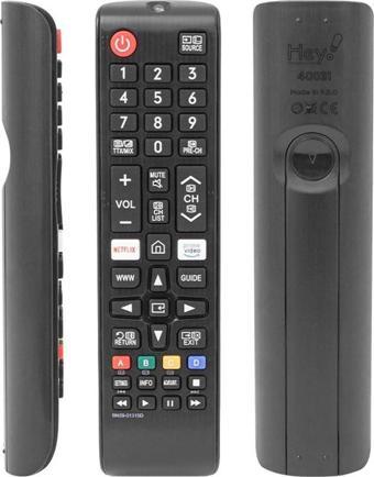 Ayt Samsung Netflix Prime Video Tuşlu Lcd Led TV Kumanda Uzaktan Kumanda
