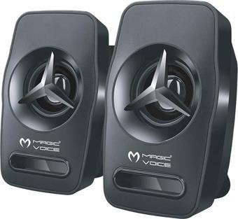 Magicvoice T-19 1+1 Usb Bilgisayar Pc Yanı Hoparlör 2x3 Watt Ses Sistemi Kolon