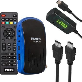 Ayt Plato Oscar Display Gözlü + Tuşlu Çift Usb'li Tkgs'li Full HD Uydu Alıcısı