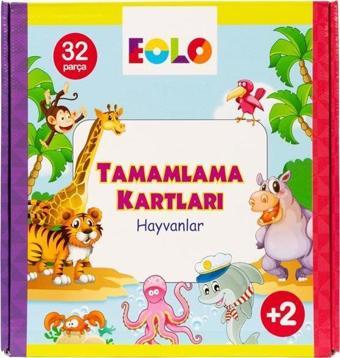 Eolo Tamamlama Kartları Hayvanlar 32 Parça 