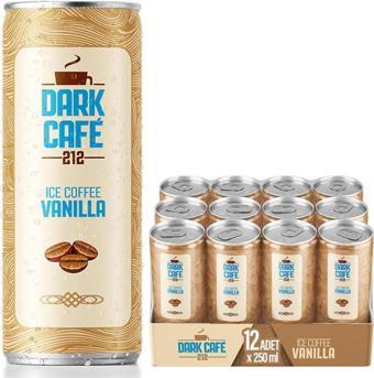 Dark Cafe 212 Soğuk Kahve Vanilya 250 ml 12'li