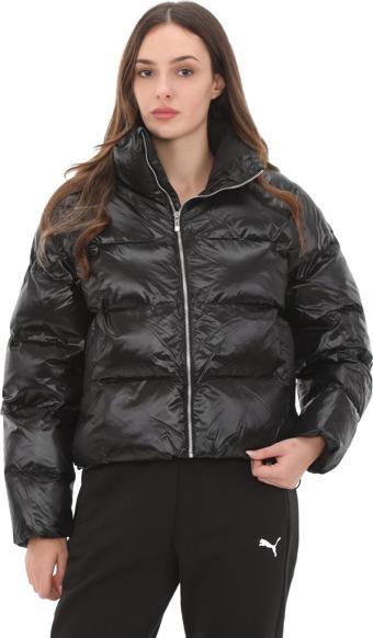 626514-01 Puma Shiny Puffer Jacket Kadın Mont Siyah