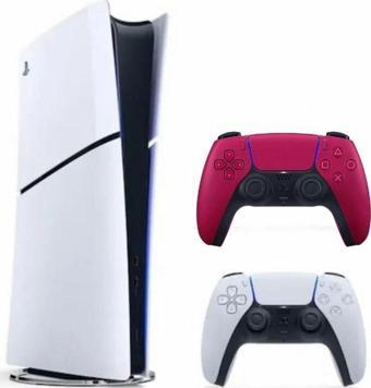 Playstation 5 Slim Dijital Edition +2. Kırmızı Dualsense (KVK Garantili)