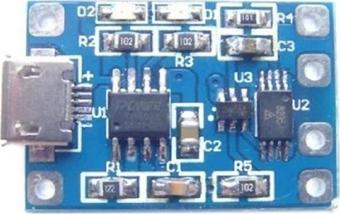 10 Adet Lityum Pil Şarj Devresi Modülü Tp4056 1a 18650 Li-İon Battery