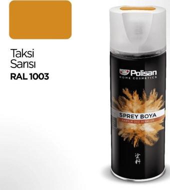 Polisan Sprey Boya 400 ml Taksi Sarısı Ral 1003