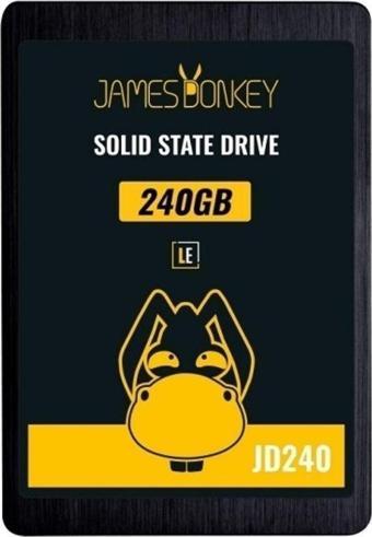 James Donkey JD240 LE 240GB 2.5" 3D Nand 510MB/500MB/sn SSD Disk - 3 Yıl Birebir Değişim Garantisi