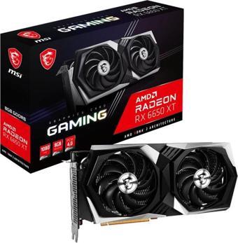MSI Radeon RX 6650 XT Gaming 8GB GDDR6 128Bit Gaming (Oyuncu) Ekran Kartı