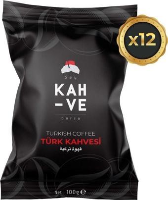 Bey Kahve Türk Kahvesi 100G - 12 Adet