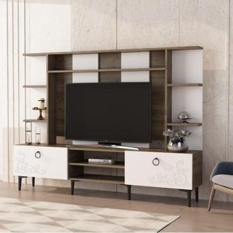 Demonte Decor Salkiim Tv Üni̇Tesi̇ Cevi̇Z-Beyaz