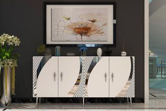 Demonte Decor Hookdd (Kb150) Konsol Beyaz-Gümüş
