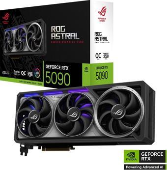 Asus Rog Astral Geforce Rtx5090 32Gb Gddr7 512Bit Oc Dlss4 Ekran Kartı