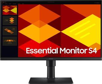 Samsung 24" Essential S4 LS24D400GAUXUF 5 Ms 100 Hz Fhd IPS Monitör