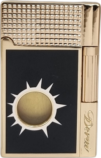 Vindiesel Soft Flame Siyah-Gold Desenli Çakmak
