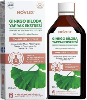 Ginkgo Biloba (Mabet Ağacı) ve Piperin Ekstraktı (Ekstresi) İçeren Sıvı Takviye Edici Gıda 250 Ml