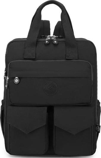 Büyük Boy Krinkıl Kumaş Sırt Çantası Smart Bags 1175