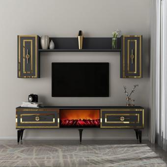 Demonte Decor Vi̇Ola Şömi̇Neli̇ Tv Üni̇Tesi̇ Takimi Antrasi̇T-Altin