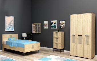 Demonte Decor Asimo Çocuk Genç Odası Takımı (H-L-C) Safirmeşe-Safirmeşe