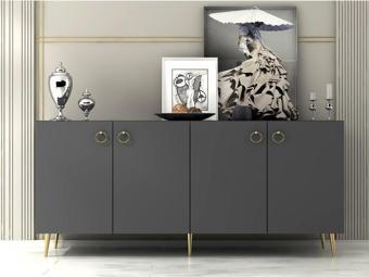 Demonte Decor Drop Konsol Antrasi̇T-Altin