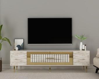 Demonte Decor Dekolp3Dd Tv Sehpasi Efesmermer-Altin