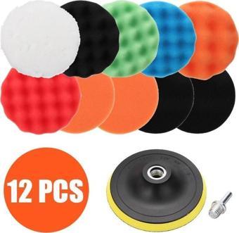 Valkyrie 12 Parça 10cm Büyük Boy Oto Pasta Cila Polisaj Seti