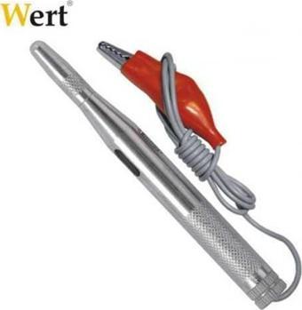Wert 2605 Oto Elektrik Kontrol Kalemi, Metal Gövdeli, 6-24V