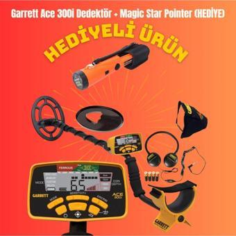 Garrett Ace 300İ Define, Altın Dedektörü *Hediye Pointer Tarama Dedektörü*