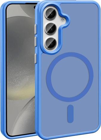 Galaxy S24 FE Kılıf Magsafe Şarj Özellikli Mat Arka Yüzey Sio Kılıf